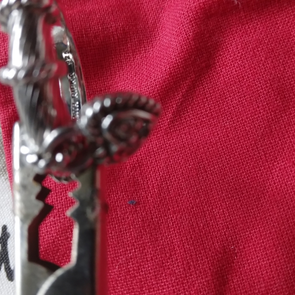 925 Dangle Heart Ring - image 2